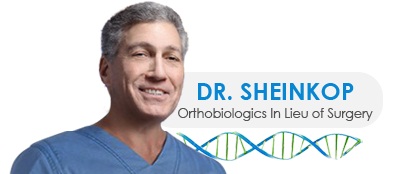 Dr. Sheinkop Stem Cells In Lieu of Surgery