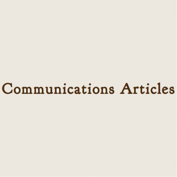 Communications Articles