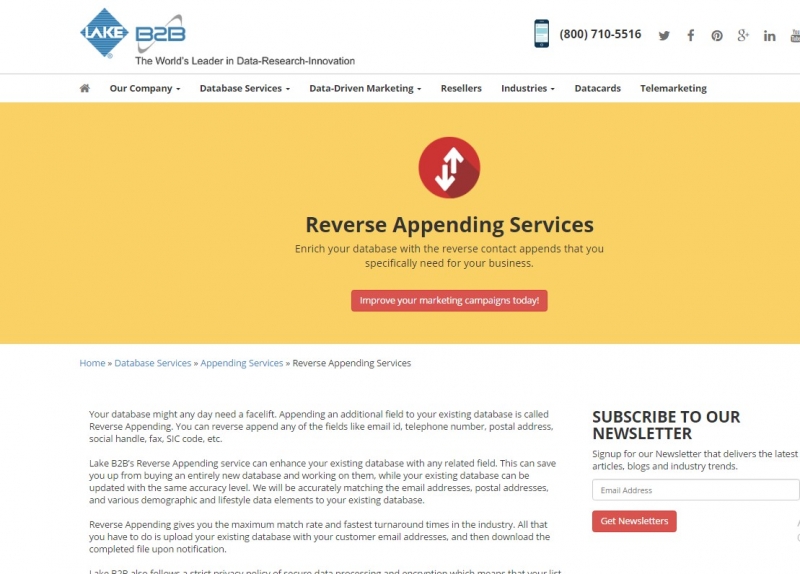 Reverse Phone Append Services