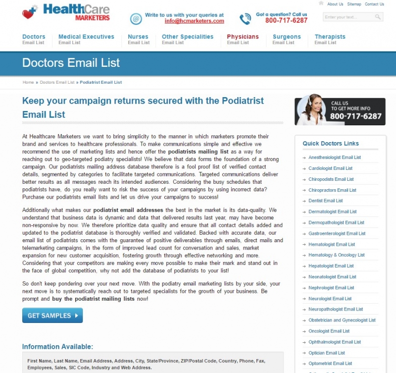 Podiatrists Directories